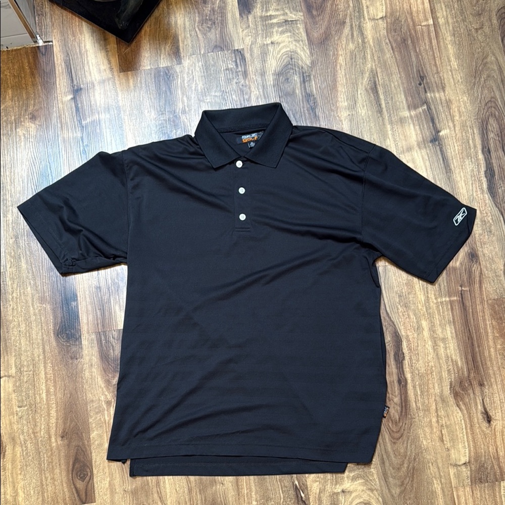 Reebok Men's Black Polo Shirt